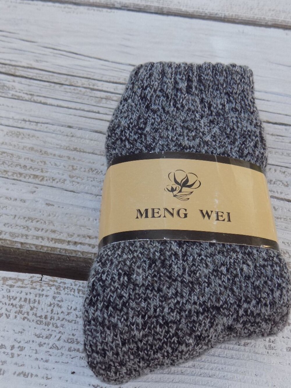 MENG WEI SOCKS NEW OLD STOCK THERMAL CREW SOCK *